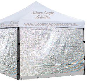 Silver Mesh Side Wall for Compact Gazebo
